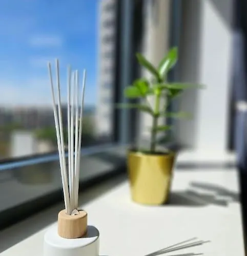 아파트 Trendy & Quiet Urban Oasis Flat